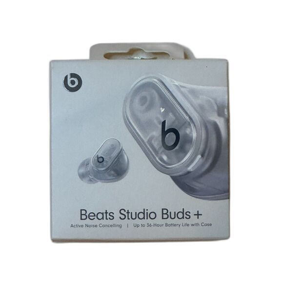 NIB Beats Studio Buds Plus Transparent Wireless Earbuds with Charging Case - Picture 1 of 4